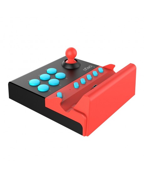ipega PG-9136 Gladiator -Switch Edition Arcade Joystick N-Switch Console Gamepad Plug and Play Support TURBO Function Unlimited Battery Life without Battery and Charging Black