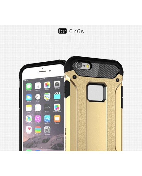 For iPhone 6 Case / iPhone 6S Case Slim Fit Dual Layer Hard Back Cover Bumper Protective Shock-Absorption & Skid-proof Anti-Scratch Case for Apple iPhone 6 / 6S 4.7 inch