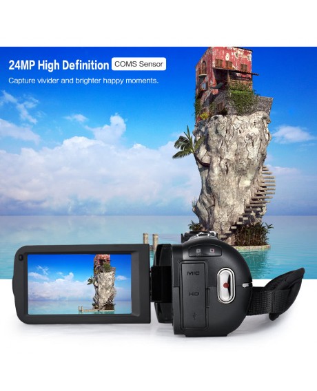 Andoer HDV-Z82 1080P Full HD Digital Video Camera Camcorder