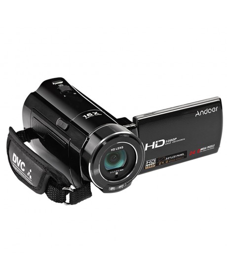 Andoer HDV-V7 1080P Full HD Digital Video Camera Camcorder Max. 24 Mega Pixels 16× Digital Zoom with 3.0