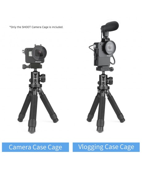 SHOOT XTGP539 CNC Aluminum Alloy Action Camera Vlogging Cage