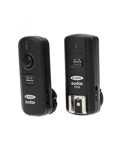 Godox FC-16 2.4GHz 16 Channels Wireless Remote Flash Studio Strobe Trigger Shutter