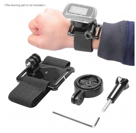 Andoer Wrist Hand Strap Band Belt Armband with Holder Adapter for Garmin GPS Edge Cycle 25 200 500 510 520 800 810 1000 Accessories for Gopro