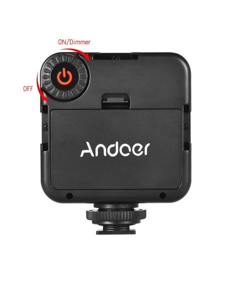 Andoer W49 Mini Interlock Camera LED Panel Light