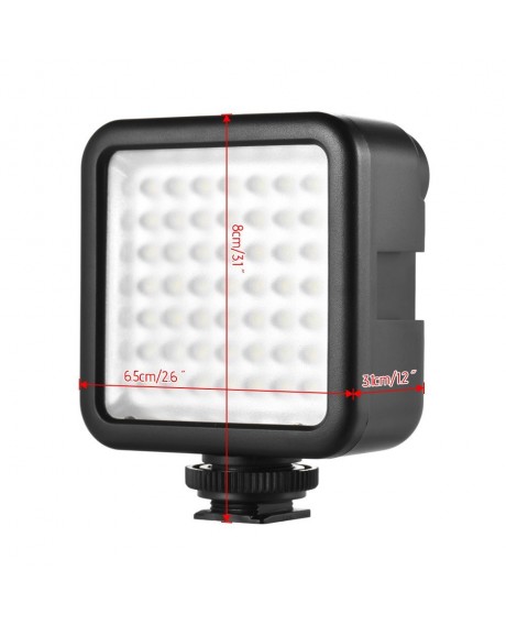 Andoer W49 Mini Interlock Camera LED Panel Light