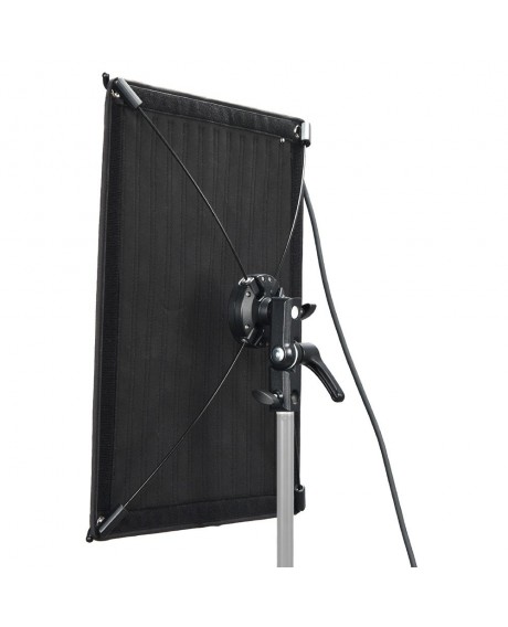 Godox FL60 60W Flexible LED Video Light 3300-5600K Bi-color Foldable Cloth Light with Controller + Remote Control + X-shaped Support 30*45cm Unfolded Size for Portrait Outdoor Studio Shooting