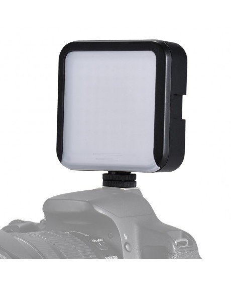 LED 64 Continuous On Camera LED Panel Light Mini Portable Camcorder Video Lighting for Canon Nikon Sony A7 DSLR