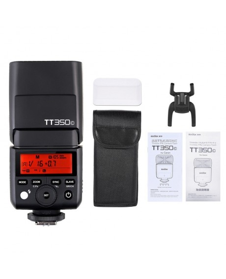 Godox Thinklite TT350C Mini 2.4G Wireless TTL Camera Flash Master & Slave Speedlite 1/8000s HSS