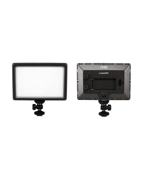 Luxpad22 Pro Ultra Thin 112-LED 11W Video Light Pad for Canon Nikon DSLR Camera DV Camcorder