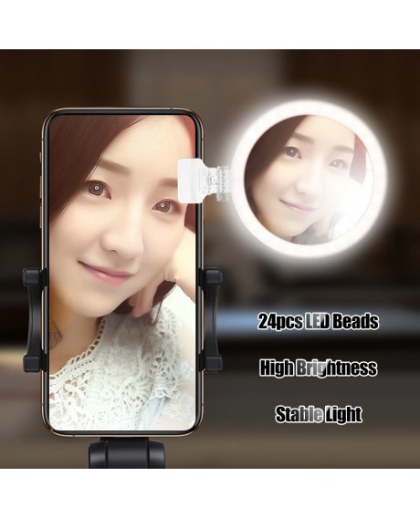 YONGNUO YN-08 Li Smartphone Mini Clip-on Selfie LED Ring Light