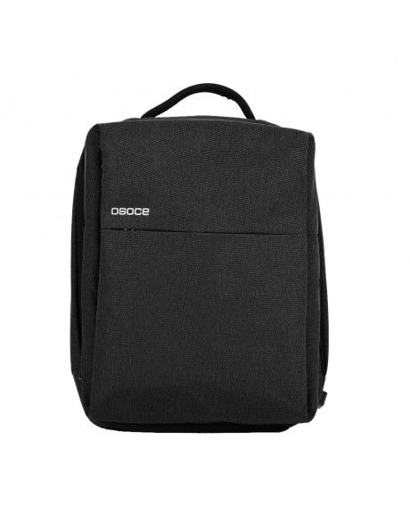 OSOCE S7 Computer Backpack Laptop Tablet PC Bag Water Resistant with USB Charging Port for up to 15.6 inch Laptop Black