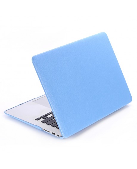 Hard Case Silk Pattern Leather Cover Snap-on Shell Protective Skin Ultra Slim Light Weight for Apple Macbook Pro 15-inch 15.4