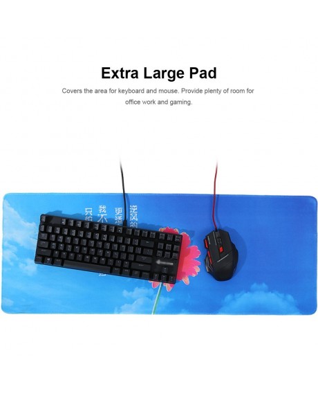 Extra Large Mouse Pad Anti-Slip Mouse Mat Rubber Desk Keyboard Mouse Mat