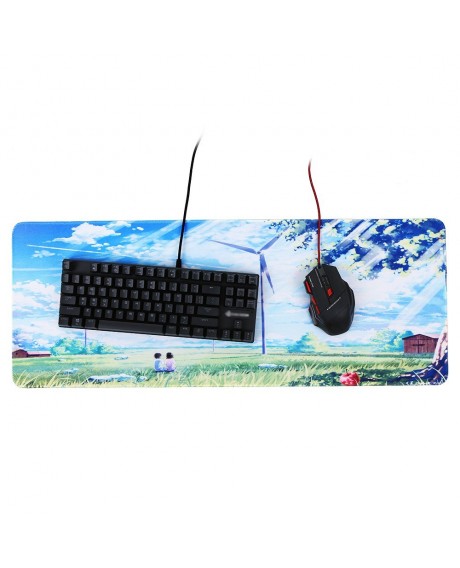 Extra Large Mouse Pad Anti-Slip Mouse Mat Rubber Desk Keyboard Mouse Mat