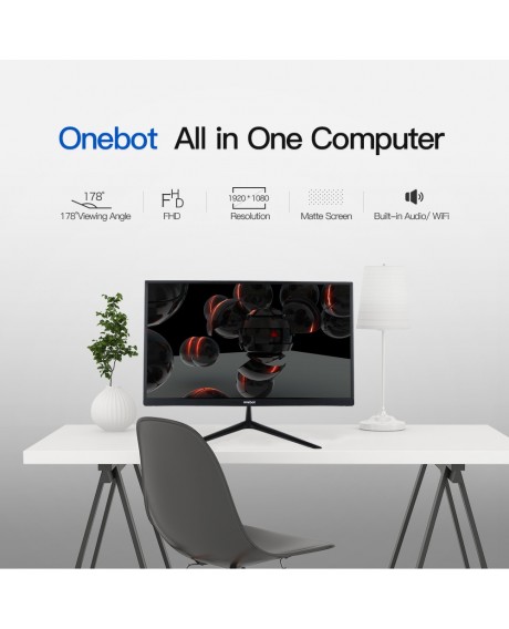 Onebot AK22 Dual Core Intel Celeron 3865U All in One Desktop Computer