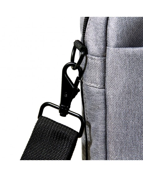 Kingsons Zipper Sleeve Carrying Handle Bag Shoulder Messenger Briefcase Computer Bag 14.1