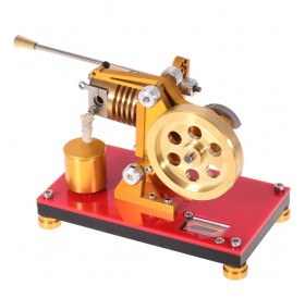 Flame Licker Stirling Engine Model Mini Hot Air Stirling Engine Generator Model Scientific Experiment Education Toy with Tool Kit