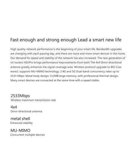 Xiaomi Mi Router Pro Smart Wireless WiFi Repeater