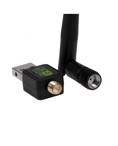 USB Wifi Router Adapter Network LAN Card with Antenna Plug & Play for  windows XP/Vista/Linux