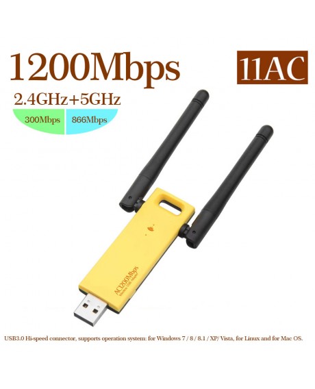 WD-4602 AC 1200Mbps Wireless Dual Band USB WiFi Adapter WIFI Receiver WIFI Transmitter