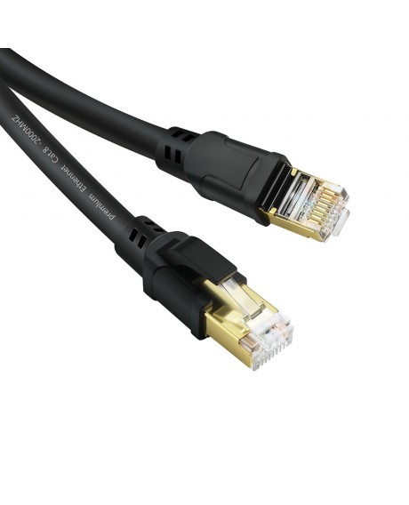 High Quality 2000MHz 40Gbps Fast Transmission Stability CAT8 Pure Copper Laptop Network Cable