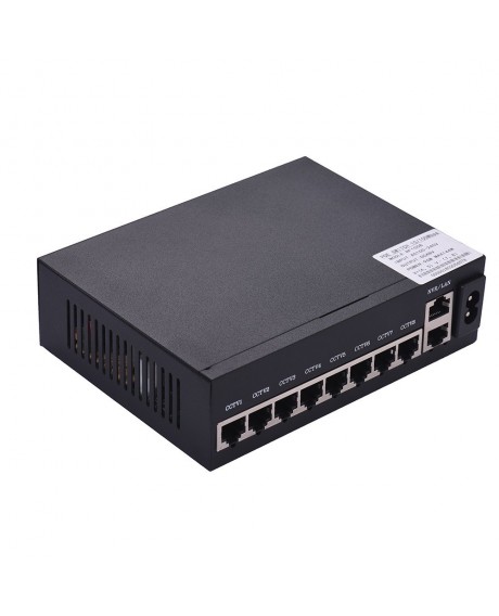 NF1008 POE Switch 8 Ethernet Port 2 Uplink Ethernet Port