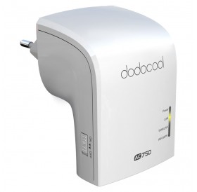 dodocool AC750 Dual Band Wireless Wi-Fi AP / Repeater / Router Simultaneous 2.4GHz 300Mbps and 5GHz 433Mbps